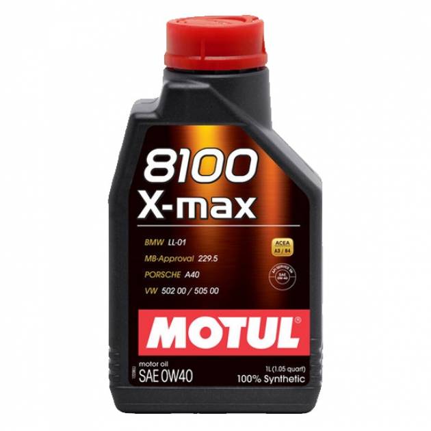 Моторное масло 8100 X-MAX 0W40 4*4л MOTUL 104532